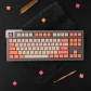 Orange Boi GMK 104+32 Full PBT Dye Sublimation Keycaps for Cherry MX Mechanical Gaming Keyboard 64 87 96 104